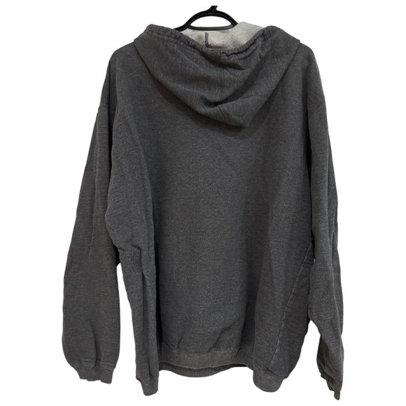 Roots Sporting Goods Grey Quarter Zip Hoodie Vintage - Size L-XL - Picture 4 of 4